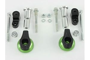 MTP-RACING CNC Alu Sturzpads passend für Kawasaki Z750 2007-2012 grün