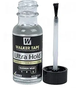 Gt Hair Ultra Hold Liquid Bond Glue For Wigs And Hair With Brush 15Ml Bottle