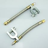 1 Paar Universal-Reifenventilverlängerungsadapter für LKW, Wohnmobil, Anhänger oder andere schwere Fahrzeuge.