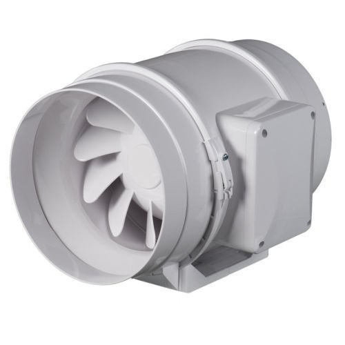 Preisvergleich Produktbild Fantronix TT Inline-Abluftventilator / -Lüfter, für Wachstumszelte für Hydrokulturen, leistungsstark, 187 m³ / Std., 2 Jahre Herstellergarantie, 100 mm, Fan With Timer / No Plug