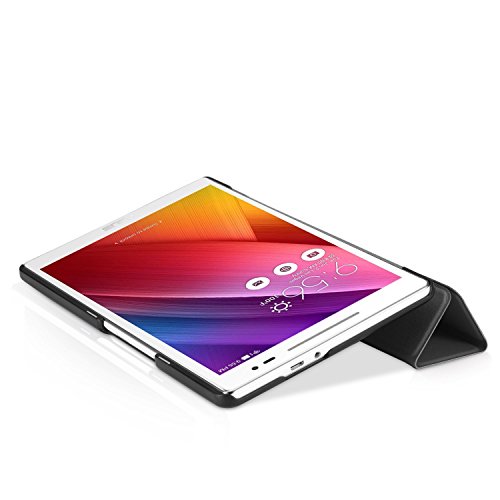 ASUS ZenPad S 8.0 Hülle – MoKo Ultra Slim PU Leder Tasche Schutzhülle Schale Smart Case mit Auto Sleep/Wake up Funktion und Standfunktion für ASUS ZenPad S 8.0 Z580C / Z580CA 8 Zoll Tablet-PC, Schwarz - 6