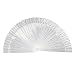 Well-Goal 50pcs Nail Tips Sticks Polish Display Fan Nail Art Tips Display Practice Wheel Tool
