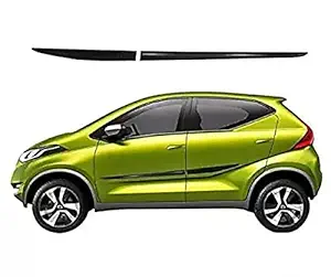 SHOPONE CAR Door Side Beading Black for Datsun REDI-GO