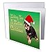 Produktbild 3dRose gc_24923_1 Grußkarte"Photography Rottweiler Christmas", 15,2 x 15,2 cm, 6 Stück