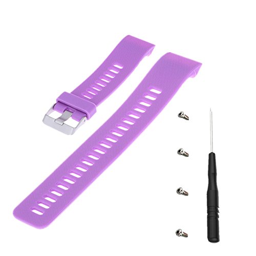 Meiruo Correa para Garmin Forerunner 35, Relojes de Pulsera para Garmin Forerunner 35 Reloje (Púrpura)