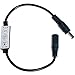 Produktbild 1x Mini Dimmer Schalter 12V 24V 6A 72W DC Stecker 2,1x5,5mm für Einfarbige LED 1210 5050 Leuchtbänder Licht Band Einstellungen Modus Geschwindigkeit Helligkeit Schwarz