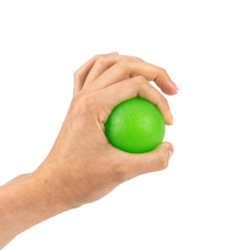 3er-Set PREMIUM Griffkrafttrainer/ Handtrainer/ Unterarmtrainer/ Fingertrainer/ Griffkraftbälle/ Grip Strength Balls zum Unterarmtraining mit VERSCHIEDENEN WIDERSTÄNDEN in AMPELFARBEN inkl. hochwertigem Aufbewahrungsbeutel - 5
