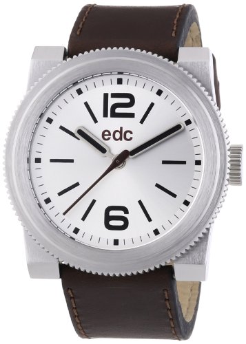 Edc Herren-Armbanduhr XL retro spirit - tobacco brown Analog Quarz Leder EE100781001 Edc Herren-Armbanduhr XL retro spirit - tobacco brown Analog Quarz Leder EE100781001
