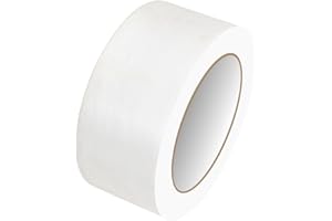GTSE Nastro di marcatura per pavimento, 50 mm x 33 m, bianco – per piste da ballo e palestre, 1 Rotolo