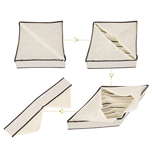 BH Unterwäsche Socken Krawatten Dessous Aufbewahrungsbox Organizer Schrank Schubladen 4 Stück - 7