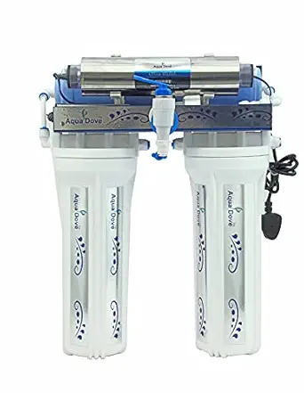 AQUA DOVE Uv Water Purifier 4 Stage Under Sink and Wall Mounted 30-35 Liters Per Hour (No Tds Reduction, No Water Wastage, and No Ro, Only Uv Water Purifier