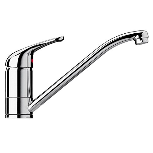 Enki Küche Spüle Einhandmischer mit Schwenkhahn Chrom Ruby