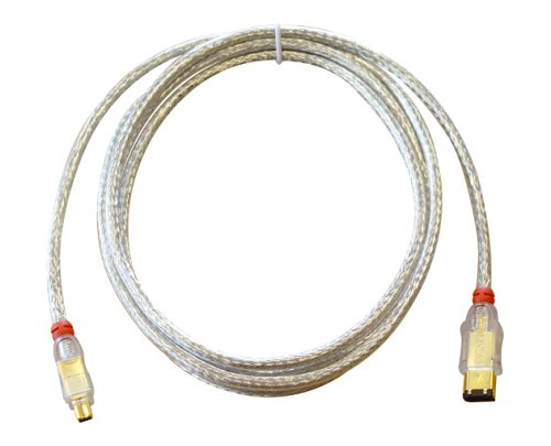 LINDY 30870 - Vergoldet Premium Firewire-Kabel - 6 Pol-Stecker an 4 Pol-Stecker – 1m