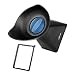 Produktbild LouiseEvel215 V3 a prueba de polvo LCD-Visier 2.8X Lupa Extensor Capucha Lente óptica 180 grados Visión de visión Fácil de usar