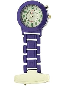 Boxx violette Quarz Lumibrite analoge Pulsmessuhr mit Zifferblattbel. Boxx365