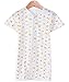 Yellow Print Infant Sleepwear Baby Toddler Cheese Cloths Nightgown 12-18M