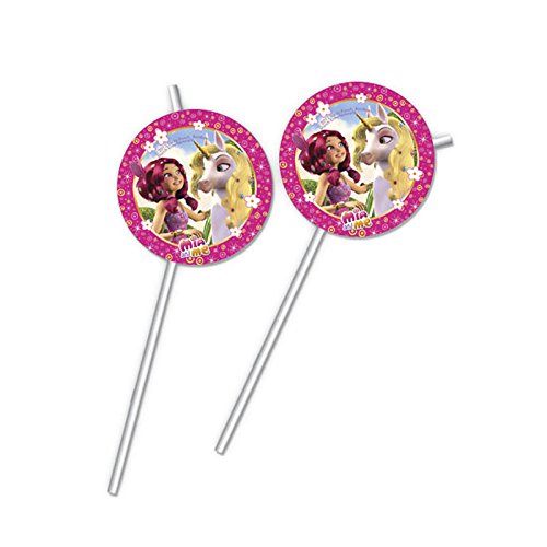 56-teiliges Party Set Mia & Me – Teller, Becher, Servietten, Tischdecke, Partytüten, Einladungen, Trinkhalme, Partykette – für 8 Kinder - 7