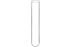 stonylab Pack of 15 Test Tubes Glass, Pack of 15 Test Tubes Borosilicate Glass Round Base Test Tube, 30 mm OD x 165 mm Length