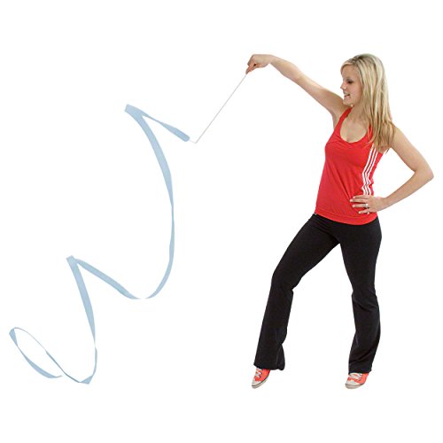 Gymnastikband Tanzband Turnband Rhythmikband Wirbelband Schwungband mit Stab 5 m - 3