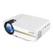 Produktbild Video Beamer , Artlii Mini Projektor LED Handy Beamer HD 1200 Lumens Heimkino Unterstützung 1080P Smartphone iPhone PC Laptop SD Karte X-Box USB Disk Kopfhörer TV Box Filme Video Spiele Weiß