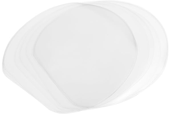 PATIKIL Bordtennisracket gummiskyddsfilm, 30-pack självhäftande ping pong paddel skyddande filmtillbehör, klar