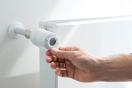 devolo Home Control Heizkörperthermostat (Funk Heizungssteuerung, Smarthome Thermostat, Z-Wave Hausautomation, Haussteuerung per iOS/Android App, Smart Home Aktor, einfache Installation) weiß - 3