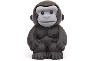 Gomme à effacer noire en forme de gorille par Iwako importée du Japon