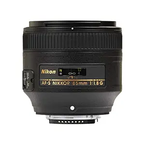 Nikon AF-S 85mm F/1.8G Prime Lens for Nikon DSLR Camera (Black)