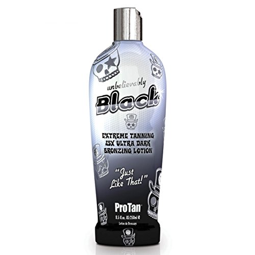 PRO TAN SUNBED TANNING LOTION - UNBELIEVABLY BLACK 250ml