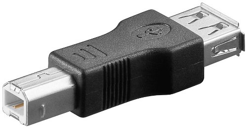 3er Set USB Adapter - A-Buchse auf B-Stecker