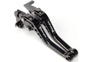 Anyway Per MT07 MT-07 2014 2015 2016 2017 Leve frizione freno corte regolabili CNC Accessori moto(Nero)