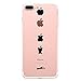 Produktbild Caler Hülle Kompatibel/Ersatz für iPhone 8 Plus/7 Plus Weiche Flexible Silikon-Handy-Hülle Transparente Ultra Slim TPU dünne stoßfeste mit Motiv Tasche Etui Case Cover (ISS Äpfel)
