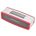 Produktbild iprotect Schutzbox Abdeckung für Bose SoundLink Mini Lautsprecher Soft Cover Case in Transparent und Rot