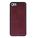 Produktbild Red Circle Apple iPhone 7 & iPhone 8 Leder Schale Hülle Case Ledertasche Case UltraSlim Vintage Echtes Leder, Rundumschutz, Unzerbrechliche Kanten (Rot)