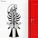 Produktbild guijiumai Wandaufkleber Vinyl Aufkleber Army Military Weapon War Gun Hut Wohnkultur Teen Zimmer Schlafzimmer Dekoration Removable Wallpaper schwarz 57x130 cm