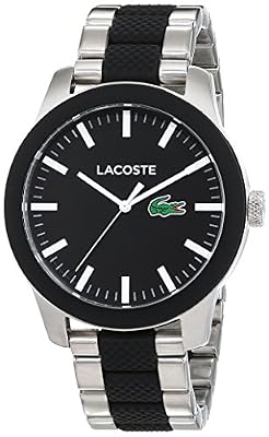 Lacoste Homme Analogique Classique Quartz Montres bracelet avec bracelet en Silicone - 2010890