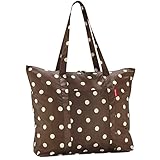 reisenthel travelling rucksack Exterior storage pocket Reisenthel Reise-Henkeltasche Mini Maxi Travelshopper Mocha Dots 4012013569197