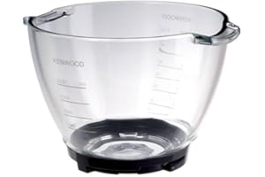 Accesorio de tazón de vidrio Kenwood Chef AT550 para procesadores de alimentos Kenwood KVC Series 3, 5 y 7