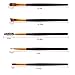 WANGSAURA® Pro Cosmetic 20pcs Makeup Brush Set Soft Face Powder Foundation Eyeshadow Eyeliner Lip Blusher(black+gold)