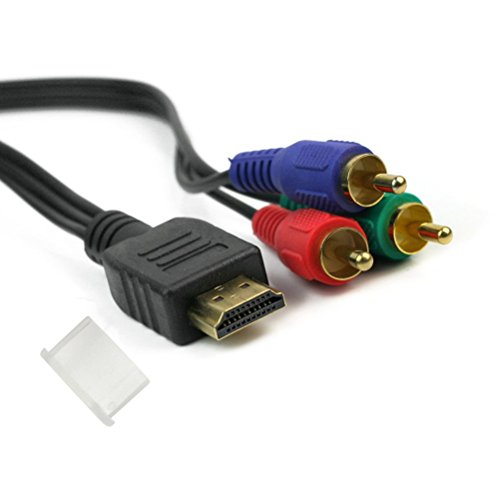 ROSENICE HDMI Kabel zu männlichen Audio-Video-Komponente 3-RCA Kabel für HDTV 1080p konvertieren 3ft 1m - 4