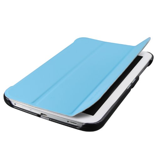 JETech® Ultra Slim Galaxy Tab 3 7.0 Schutzhülle Case Tasche Hülle mit Standfunktion für Samsung Galaxy Tab 3 7 Zoll (Blau) - 5