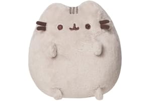 Aurora World- Pusheen Aurora, 61462, BT21 Official Merchandise, SHOOKY Pluszowa, 18 cm, Brązowy, Szary (61489)