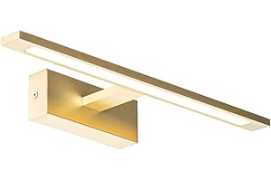 Qazqa jerre - LED Applique murale - 1 lumière - L 41.5 cm - Doré/Laiton - Design - éclairage intérieur - Salle de bains