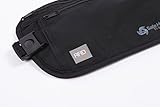 Gürteltasche - Enganliegender Geld und Dokumentengürtel für Ihre Wertsachen - Garantierte Sicherheit mit unserer Bauchtasche! - 