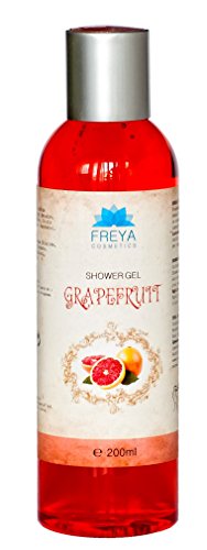 Handgefertigt Natürlich Grapefruit Geschenkset 5 tlg. Creme Salz Peeling Duschgel Seife Badebombe – Handmade Deluxe Relax Natural SPA Gift Set Grapefruit - 8