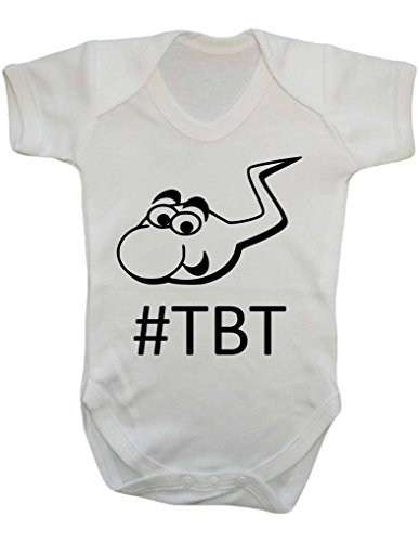 Throwback Thursday Hashtag TBT Social Media Trending Sperm Selfie Funny Old Picture Of Me Baby Onesie Vest