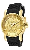 Invicta 15863 S1 Rally Herren Uhr Edelstahl Automatik goldenen Zifferblat