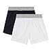 Bluezoo Kids Pack Of Two Babies Navy And White Linen Blend Shorts 3-6 Months