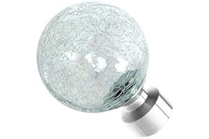 Speedy Poles Apart 28mm Crash Curtain Pole Finials, Chrome, 2 Pack