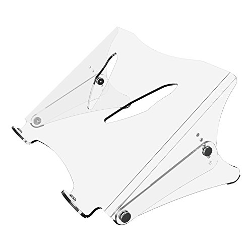 Dataflex HV 450 ErgoNote Notebookständer (Tragkraft max. 6kg, bis 39,1 cm (15,4 Zoll) Bildschirmdiagonale) hellacryl - 4